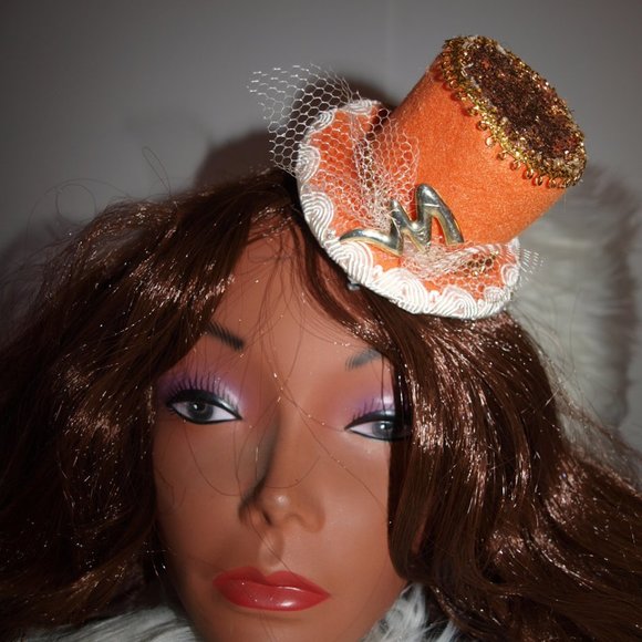 Grandma&Me Other - Grandma&Me Small Orange Dreamsicle Hat HANDMADE